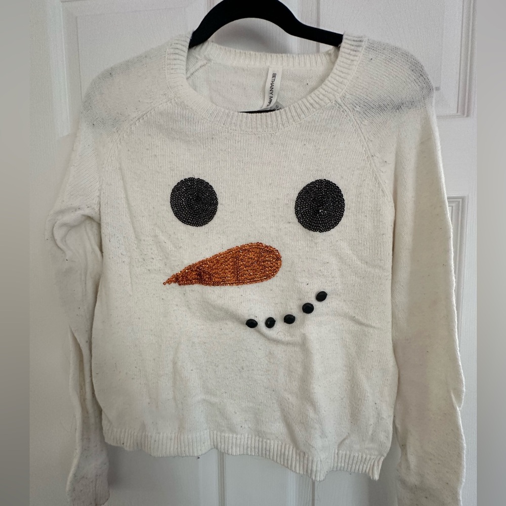 Bethany Mota Snowman Sweater